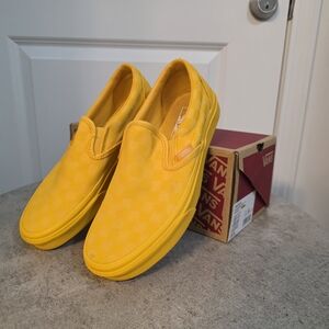 VANS Spectra Yellow Slip-On Sneakers